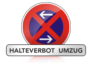 Halteverbotszone für Umzug bestellen